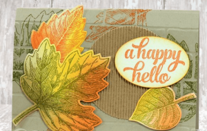 fall stamped card