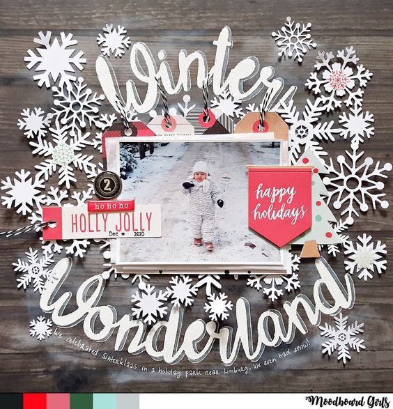 Christmas scrapbook pages, Christmas scrapbook layouts, Scrapbook  pages
