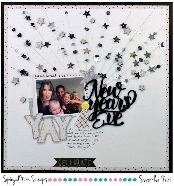 SSC Designs | New Year's Eve Celebration It's Here Scrapbook Paper